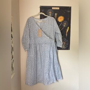 Tradlands Augusta Faux Wrap Dress